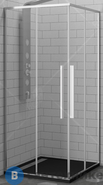 картинка Душевой уголок RGW SV-31 80*80*195 квадрат/хром/прозрачное/6 мм (780-790*780-790) (32323188-11) без поддона