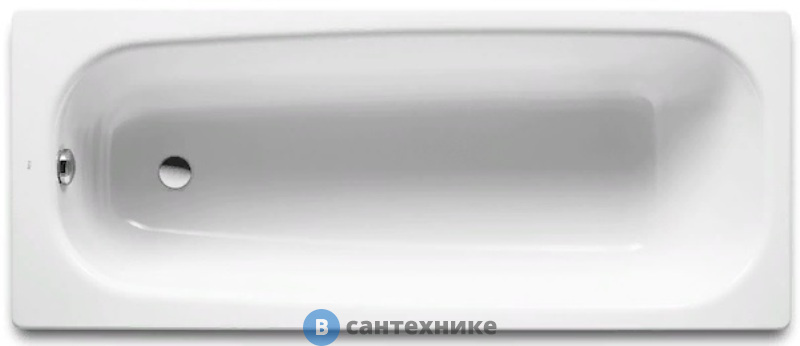 Чугунная ванна Roca CONTINENTAL 21291100R (170х70), без ножек и сифона