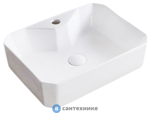 Раковина BelBagno BB1387 (керамическая накладная)