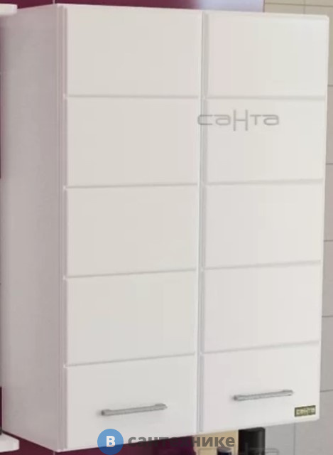 Шкаф подвесной СанТа Омега 600*800 над стиральной машиной (407002)