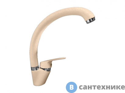 картинка Смеситель GranFest 3323 Эко-М  для кухни боковой D-40mm (песочный)