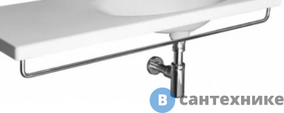 картинка Полотенцедержатель Jika 812150040001 для раковины TIGO /100/ (нержавеющая сталь)