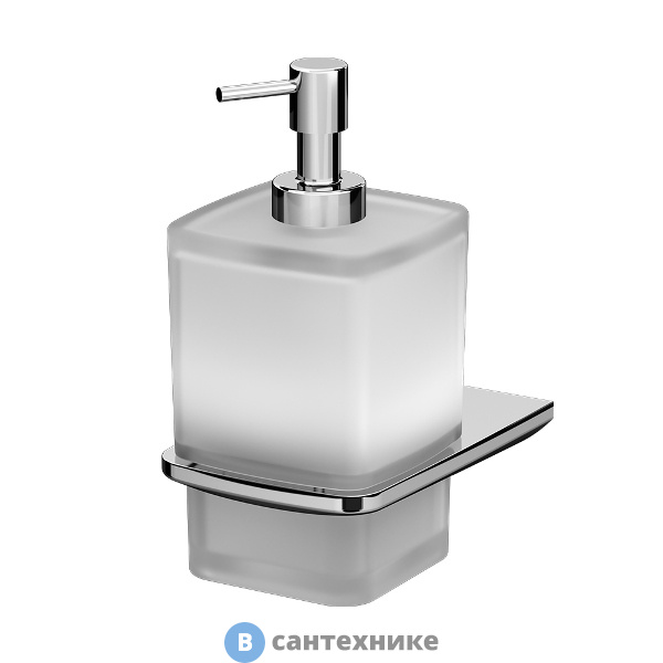 Диспенсер AM.PM Inspire 2.0 A50A36900 стеклянный для жидкого мыла с настенным держателем, хром