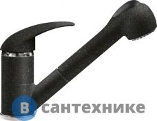 Смеситель ITALMIX WEB WE 0800 (BASALT чёрный GR32) (WE 0800 BAS)