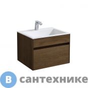 Тумба под раковину Vincea Chiara 600 подвесная, 1 выкатной ящик soft-close, T.Oak (VMC-2C600TO)