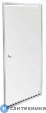 картинка Дверь Jacob Delafon SERENITY E14P90-GA распашная, стекло 6 мм, профиль хром., /90х190/