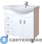 Тумба с раковиной Onika Тумба ЭЛЬБРУС 82.10 крыло слева (108201)