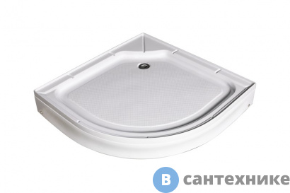картинка Душевой поддон WEMOR 120/120/15 C полукруг 1200*1200*150 мм (10000005549)