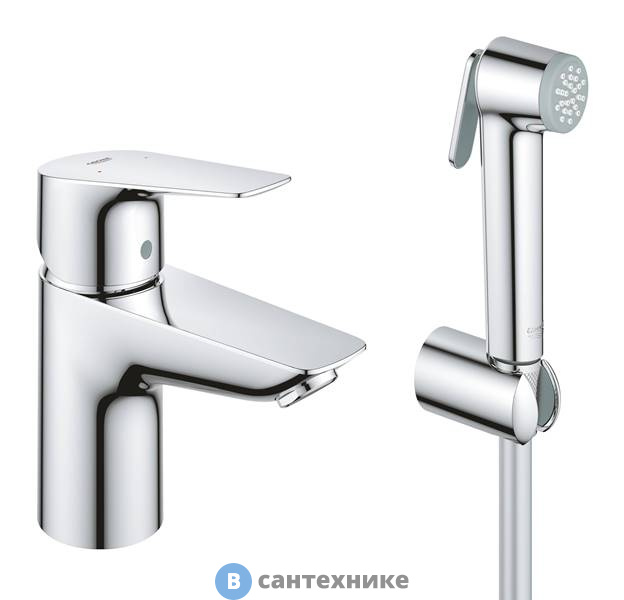 Смеситель Grohe BAU EDGE 23757001 для раковины (хром)