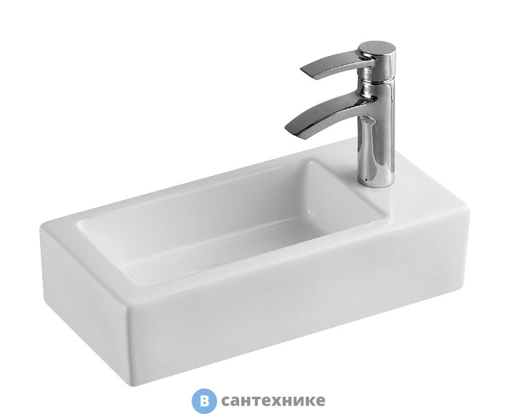 Раковина WELTWASSER AISBACH 5092R подвесная (370х185х90)