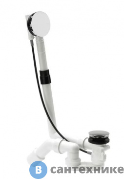 картинка Слив-перелив Bette B600-901 для ванны, полуавтоматический