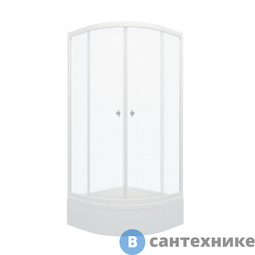 картинка Душевой уголок Тритон Вельвет 90*90 В (DK221_1)