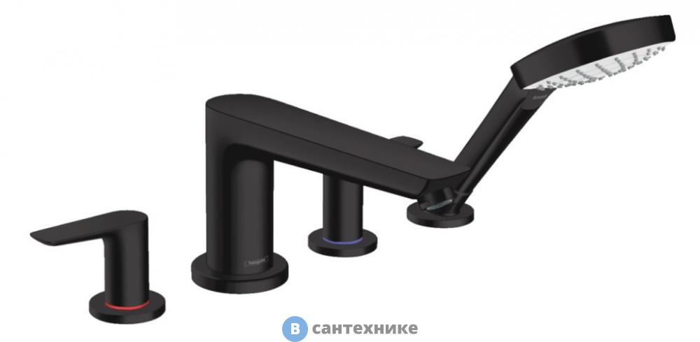 Смеситель Hansgrohe Talis E 71748670 на борт ванны