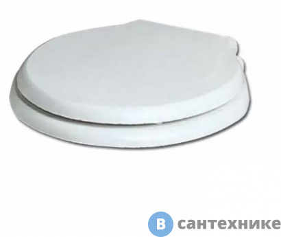 картинка Сиденье AZZURRA Novecento для унитаза, цвет белый , шарниры бронза (NC1800 bi/br)