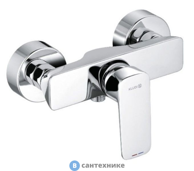Однорычажный смеситель Kludi PURE&STYLE 408410575 для душа