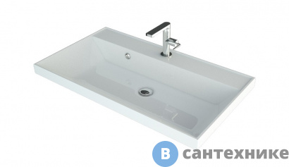 картинка Умывальник Andrea CLASSIK 70 мебельный литьевой мрамор