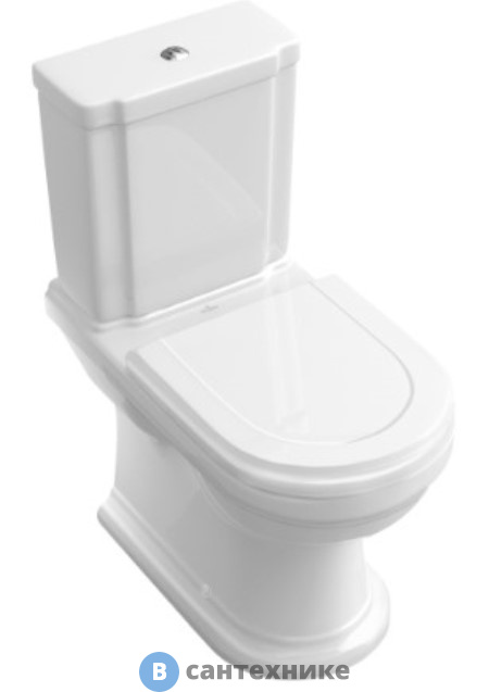 Унитаз без бачка Villeroy & Boch 666210R1 альпийский белый, без сиденья