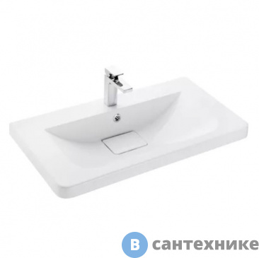 картинка Раковина Акватон Шерилл 85 белая (1A71443KSH010)