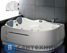 Акриловая ванна EAGO AM124JDCW1Z (Right) (1800x1200x700)