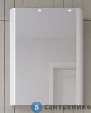 картинка Зеркало-шкаф VOQ Bold 55 premium white (553574)