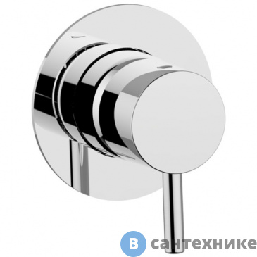 картинка Смеситель CISAL Less New внешняя часть для душа, хром (LN00300021), без внутренней части