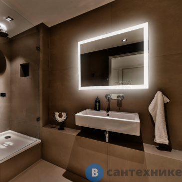 картинка Зеркало ABBER See AG6107SXL-1.2 с подсветкой, сенсорный выключатель, диммер