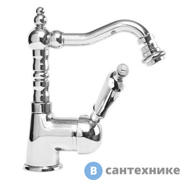 картинка Смеситель Cezares ELITE-BSM2-01-M для биде однорычажный c донным клапаном, хром, ручка хром