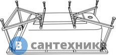 Каркас Excellent Aquaria 160x70 (MR.AQU16WH)