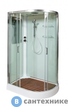 картинка Душевая кабина Deto А102 L стандартная (120х80х220 см)