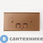 Клавиша смыва 3SC SQUARE pLAQUE SQL00BS для бачков UP320/720, 33*2,5*h17, бронза