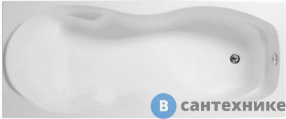 картинка Акриловая ванна Aquanet Tessa NEW 170x70 (с каркасом) /242925/, без сифона