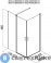 картинка Душевой уголок Aquanet Cinetic 120х80, прозрачное стекло (AE12-N-120H190U-CT + AE12-N-80H190U-CT) (254237), без поддона