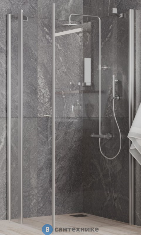 Душевое ограждение Paini Cox 78CR9090 90х90 см, квадратное, распашное, универсальное, хром, без поддона