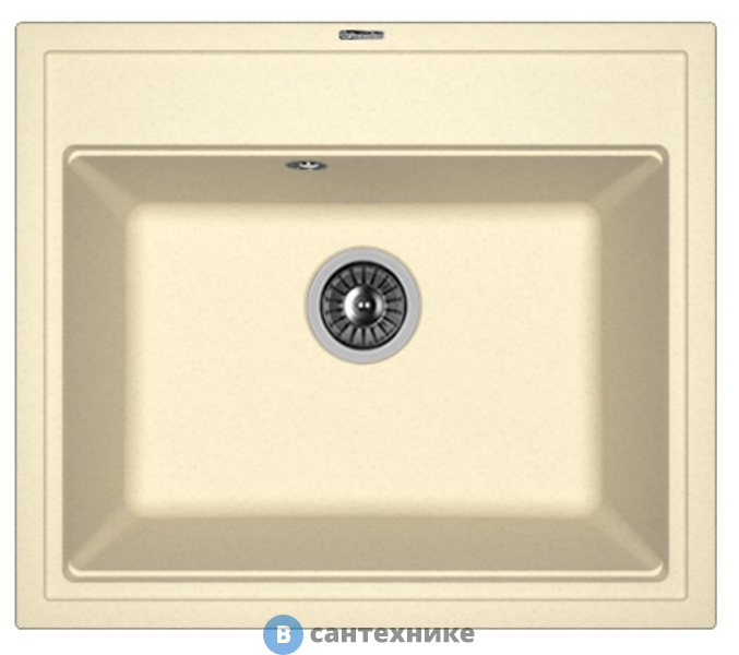 Кухонная мойка FLORENTINA Липси 600, шампань FS (20.120.D0600.202)