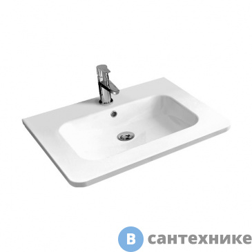 картинка Раковина Vincea VCB-1RA600W из искусственного камня, белый