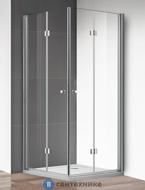 Душевой уголок Cezares ECO-O-AS-2-100-C-Cr без поддона