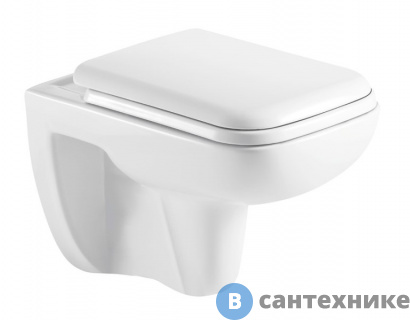 картинка Унитаз подвесной AZARIO Pavia AZ-2005 (квадратный) безободковый, с сидением микролифт