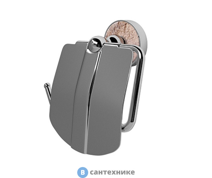 Держатель WasserKRAFT Nau K-7725 туалетной бумаги с крышкой