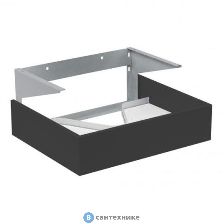Тумба под раковину Keuco EDITION 300 1 ящиик, 650x155x525 мм, к/ф: антрацит (матовый лак) (30362003900)
