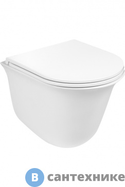 картинка Унитаз с инсталляцией WELTWASSER и кнопкой смыва (AMBERG 350 + TELBACH 004 GL-WT + AMBERG RD-BL)