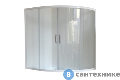 картинка Душевая штора Royal Bath RB 170ALP-T 1700x1000x1500 (прозрачная) (RB170ALP-T)