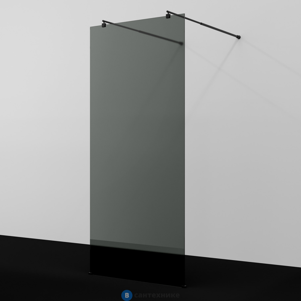 Душевая перегородка WasserKRAFT Vechte 60W46MB-TG 1100х2000