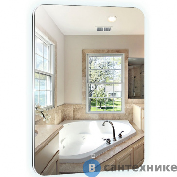 картинка Зеркало AZARIO Паллада 685*915 - 2 подогрев + сенсор выкл (LED-00002339)