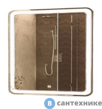 картинка Зеркало с подсветкой Art & MAX Vita 700x800 AM-Vit-700-800-DS-F