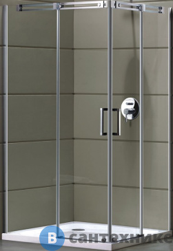 картинка Душевое ограждение Grossman GR-3120L Galaxy 120*80*190 прямоугольник, двери раздвижные
