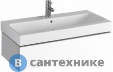 Тумба под умывальник Keramag ICON 840290000 /890x240x477/ (белый глянец, лак)