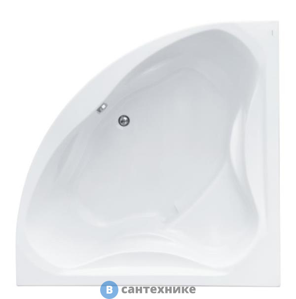 Ванна акриловая Santek Сан-Паулу 150х150 (1WH302399), без каркаса и сифона