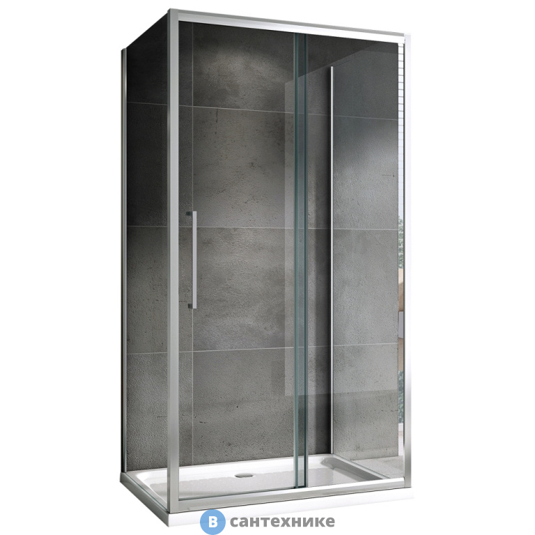 Душевой уголок ABBER Schwarzer Diamant AG30130H-S60-S60 130*60*195, без поддона