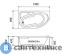 картинка Ванна акриловая Тритон София 170-левая (V73), без каркаса и сифона