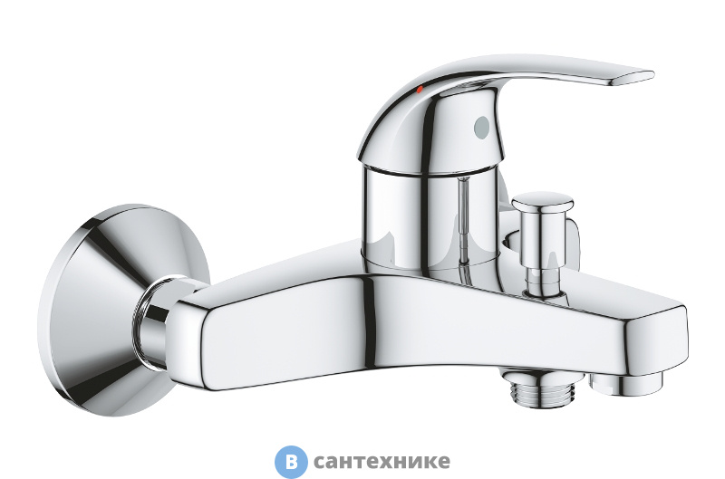 Смеситель Grohe 23599000 BauCurve для ванны